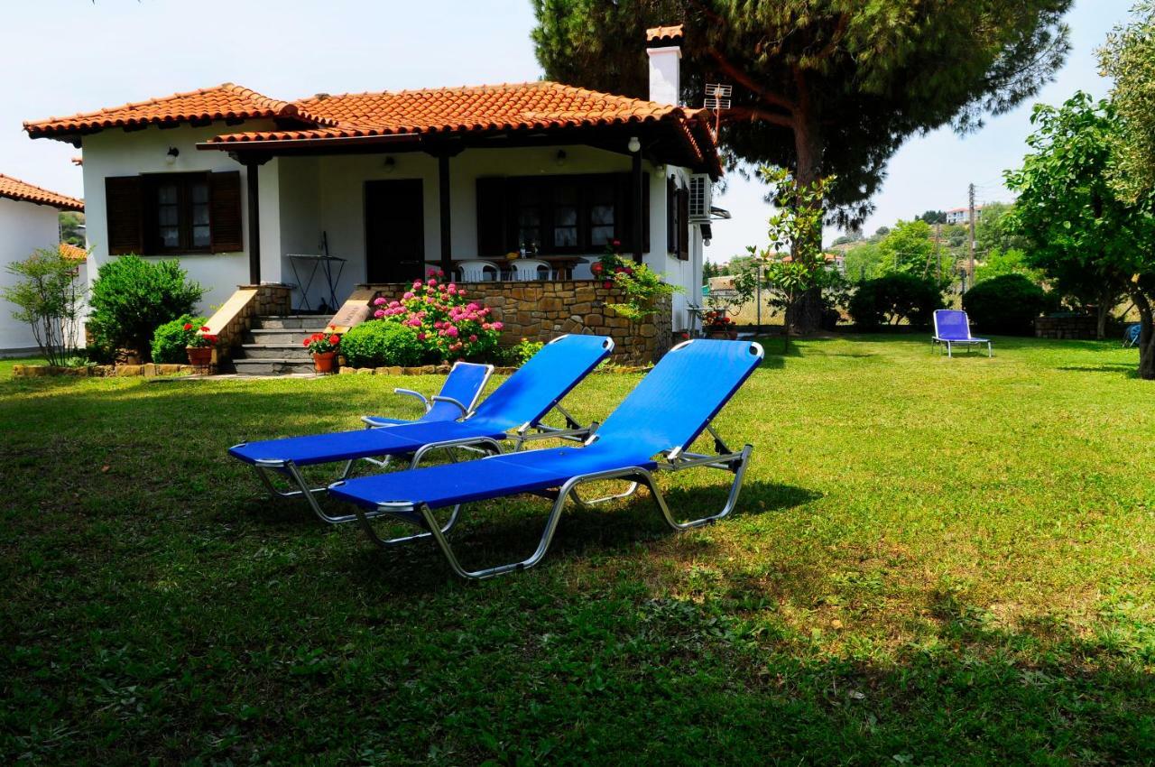 Athos View Villa By The Sea Ormos Panagias Eksteriør billede